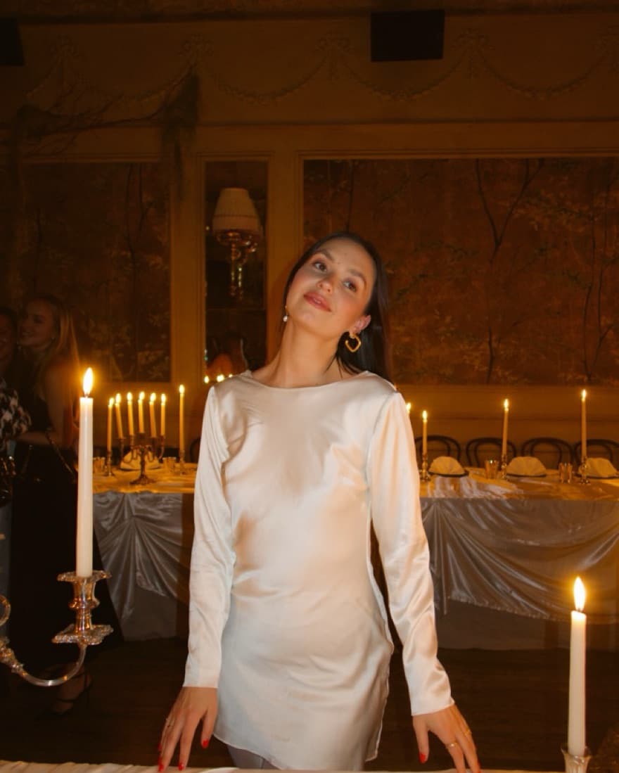cynthia rowley silk shift dress - Image 2