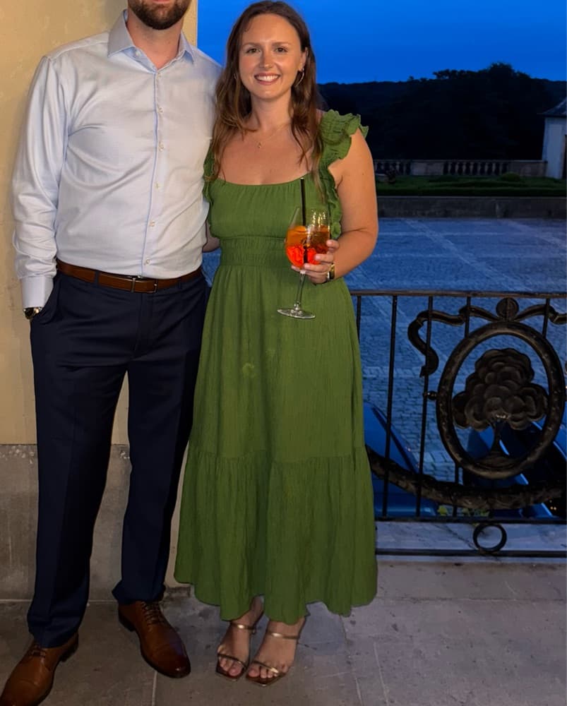 Abercrombie Green Midi Dress - Image 1