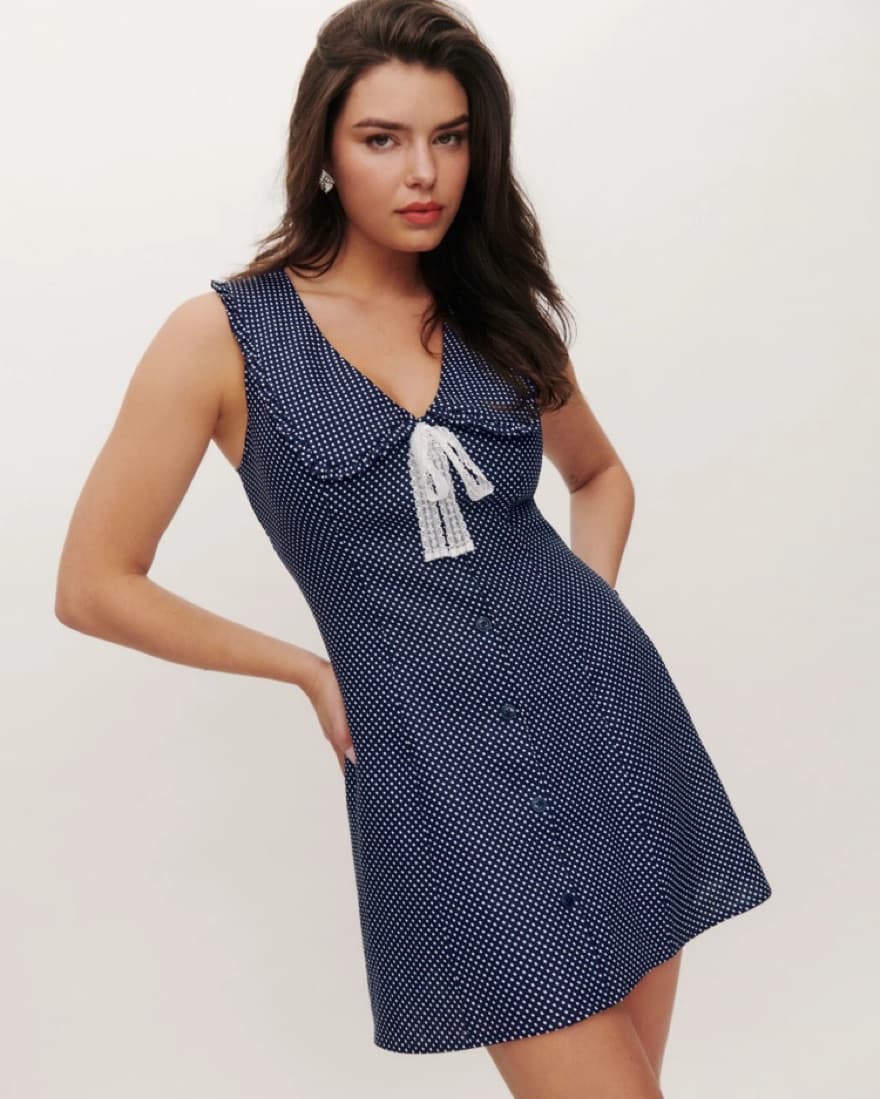 Reformation Soraya Linen Dress - Image 1