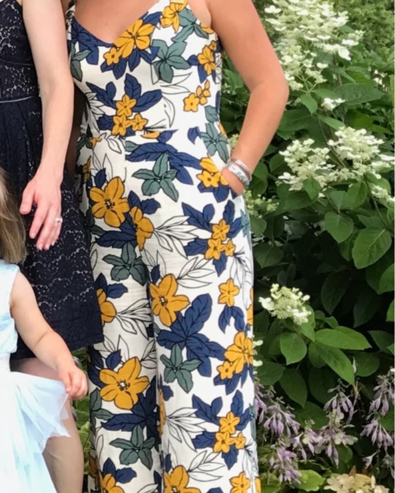 Vibrant Floral Print Jumpsuit - Image 4