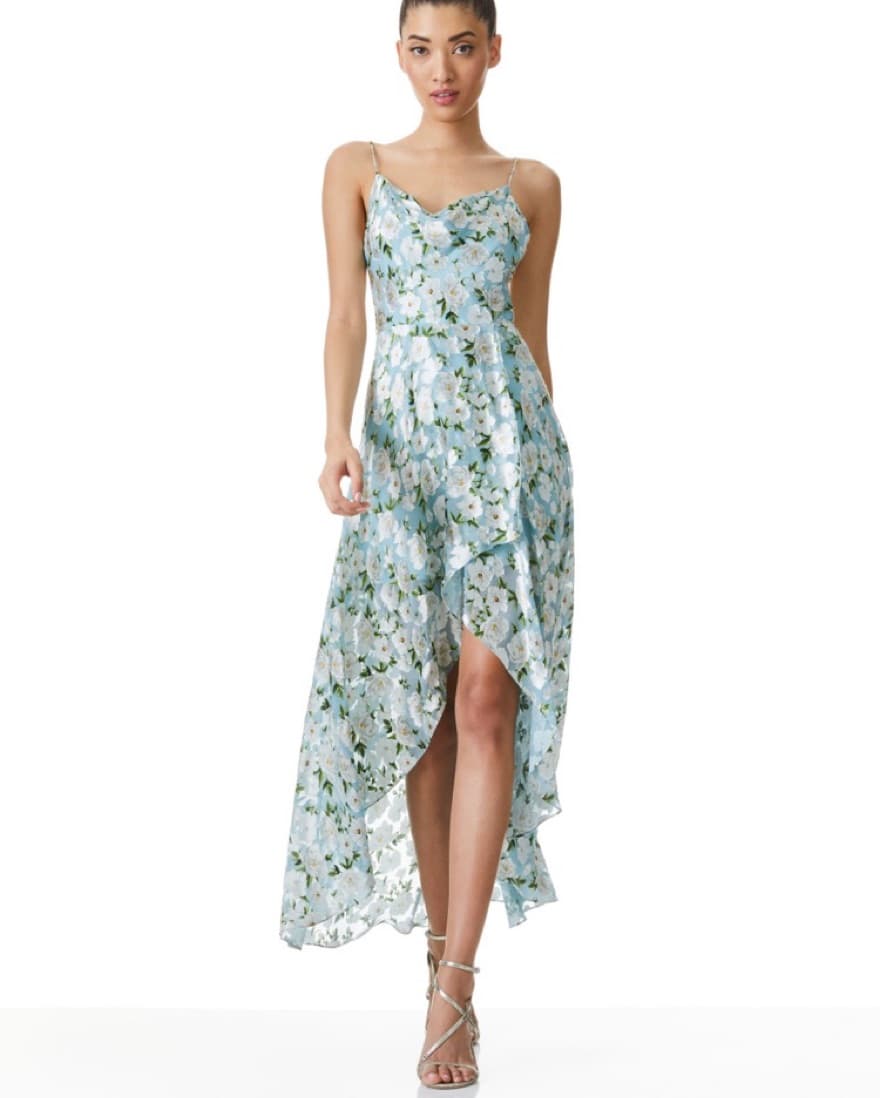 Alice + Olivia Floral Hi-Lo Dress - Image 1