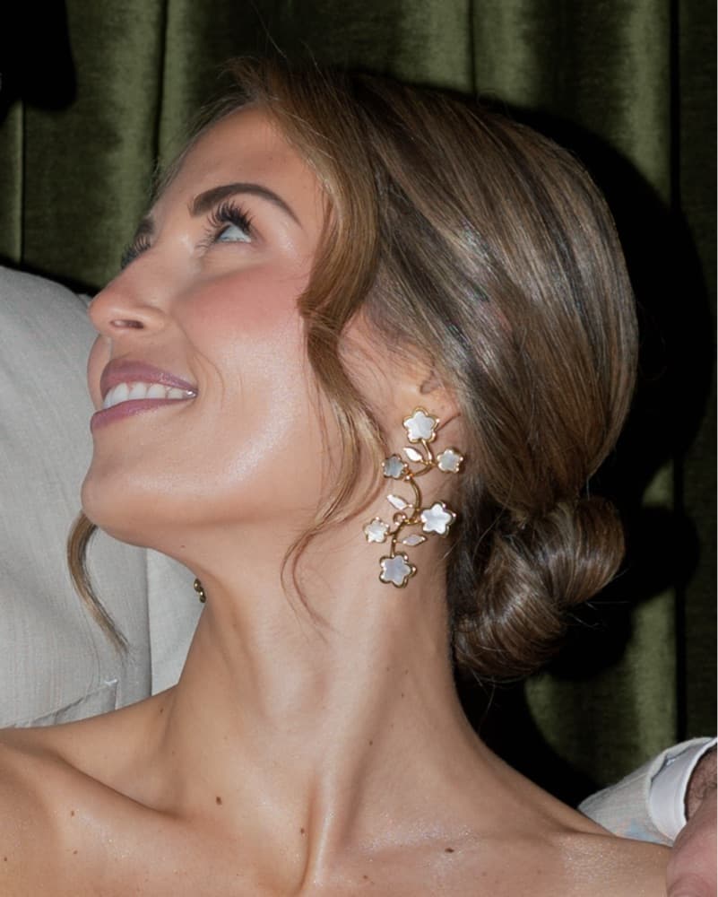 Mother of Pearl Lilia Chandelier Earring - Image 3