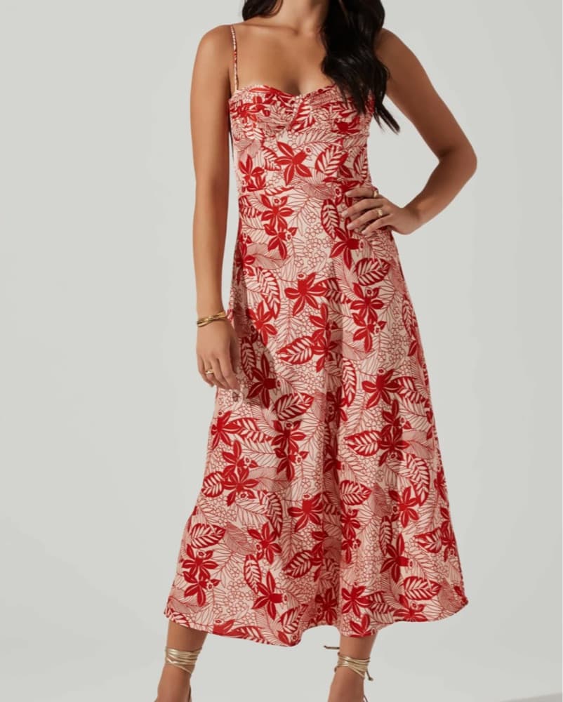 Astr The Label  Josiane Midi Dress - Image 1