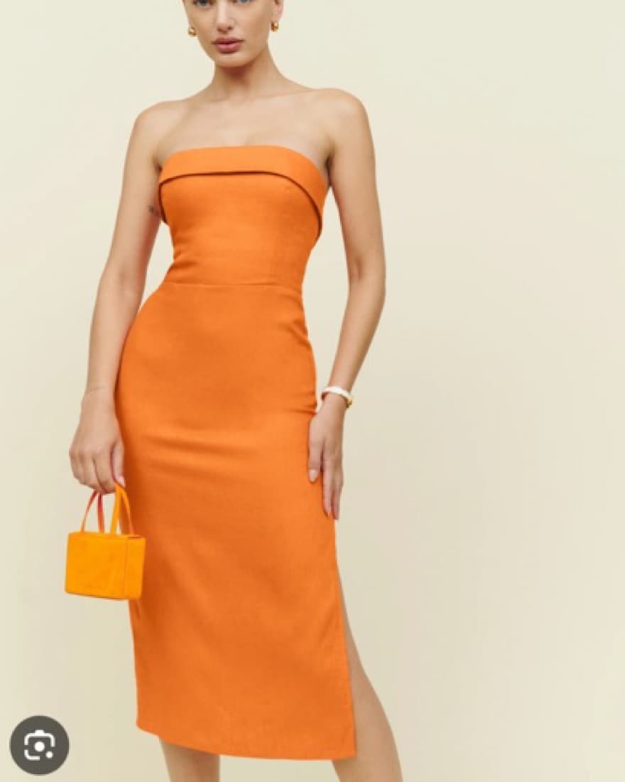 Reformation Marcella Linen Dress - Image 2