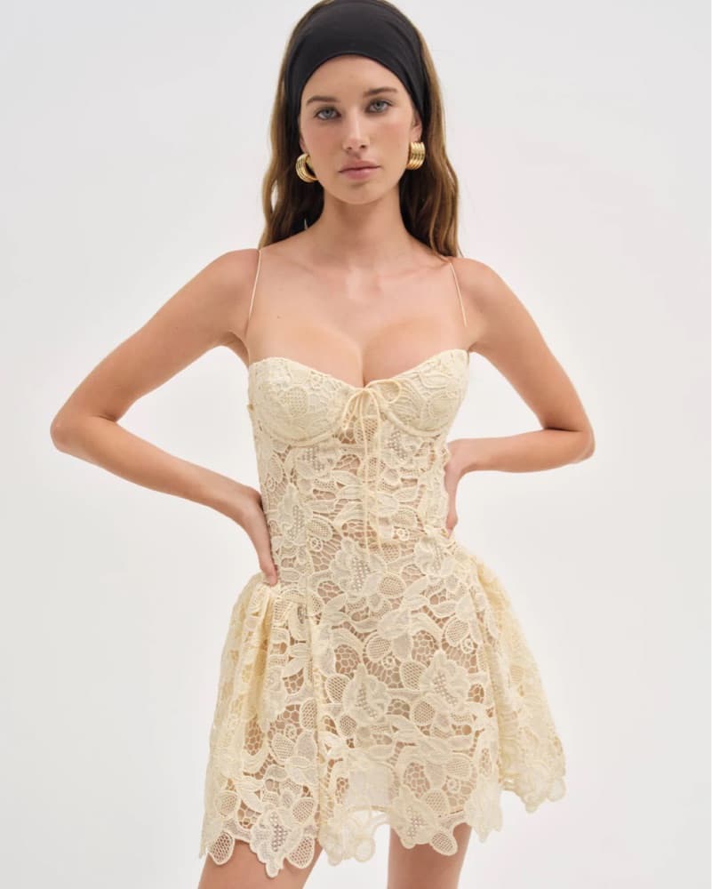 Romantic Lace Cocktail Dress - Image 1