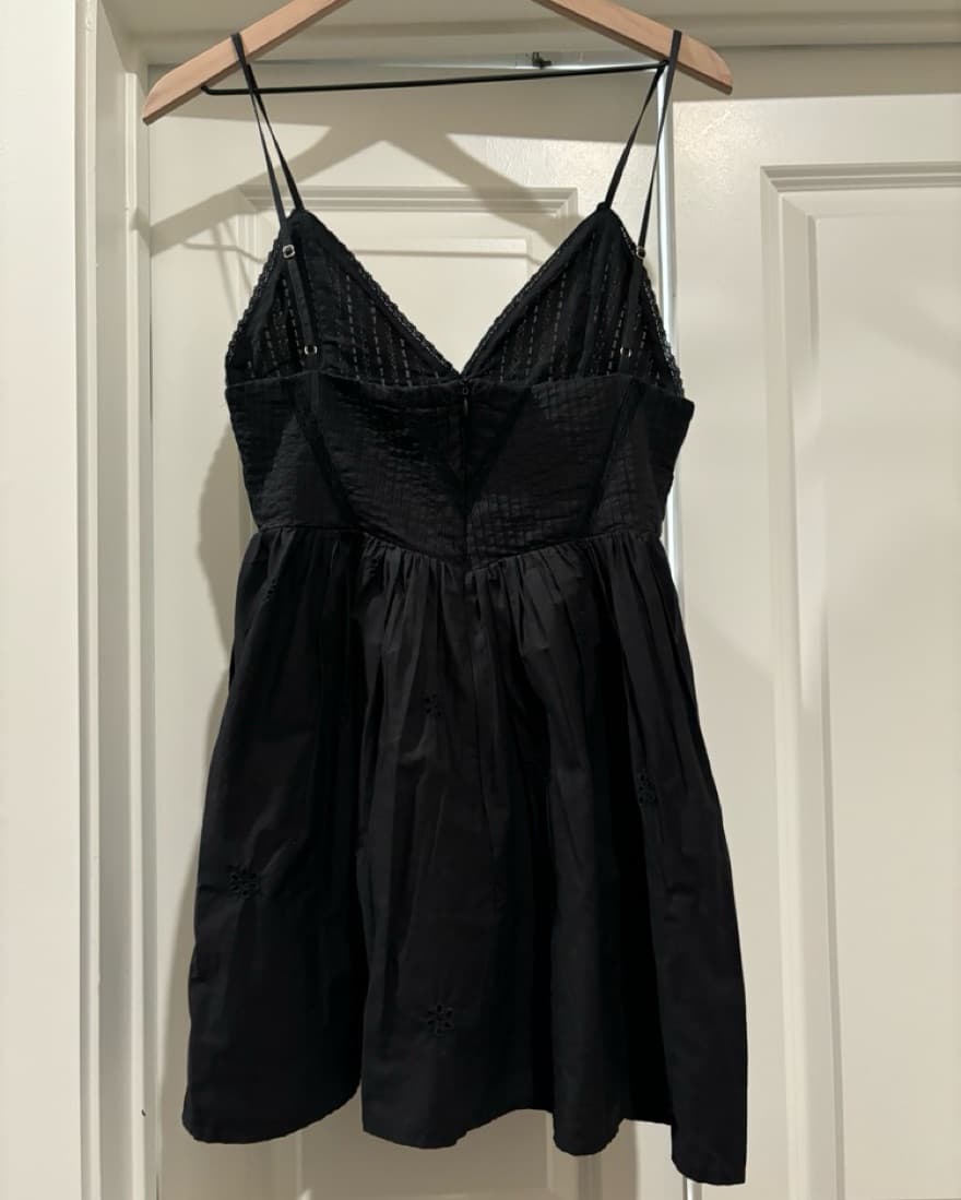 Zara Short Embroidered Dress - Image 2