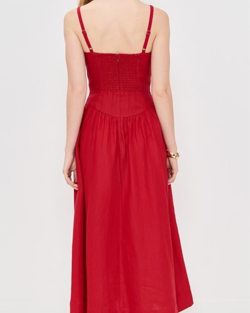 Reformation Katarin Linen Dress - Image 1