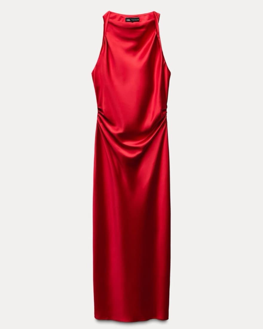 Holiday Party Red Dress - Image 2