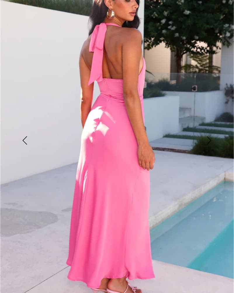 Hello Molly Formal Night Out Dress Pink - Image 2