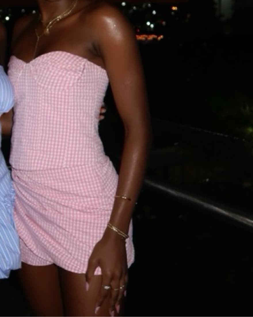 Zara Gingham Skirt Set - Image 4