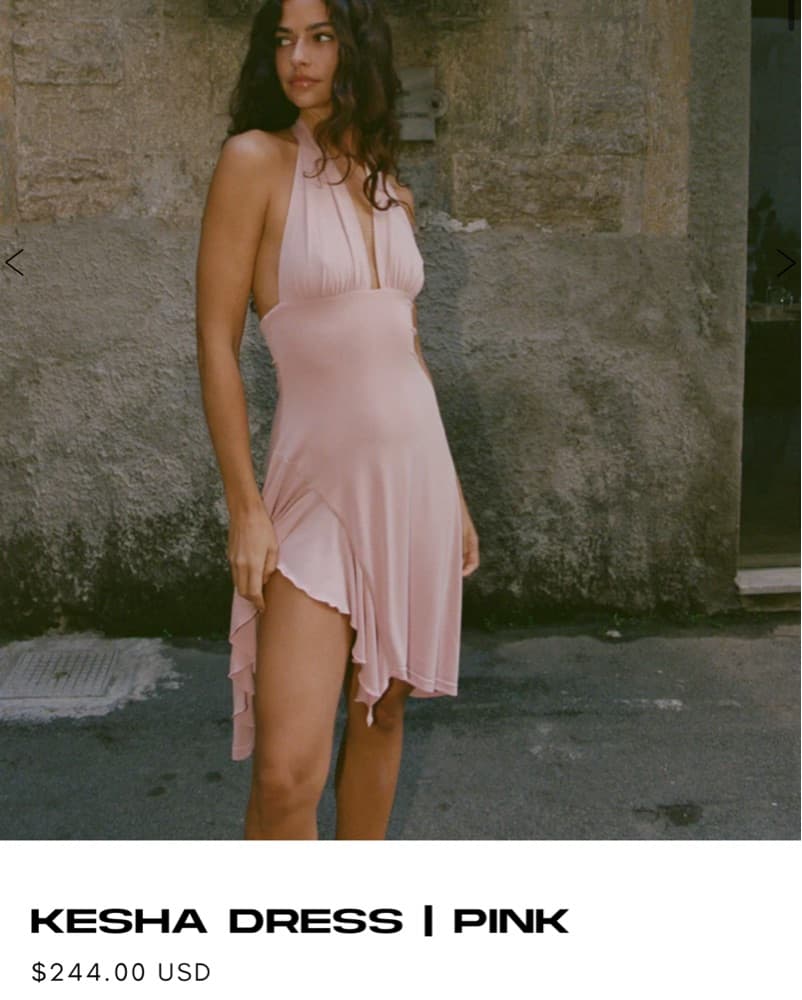 With Jean Kesha Dress Pink - Image 3