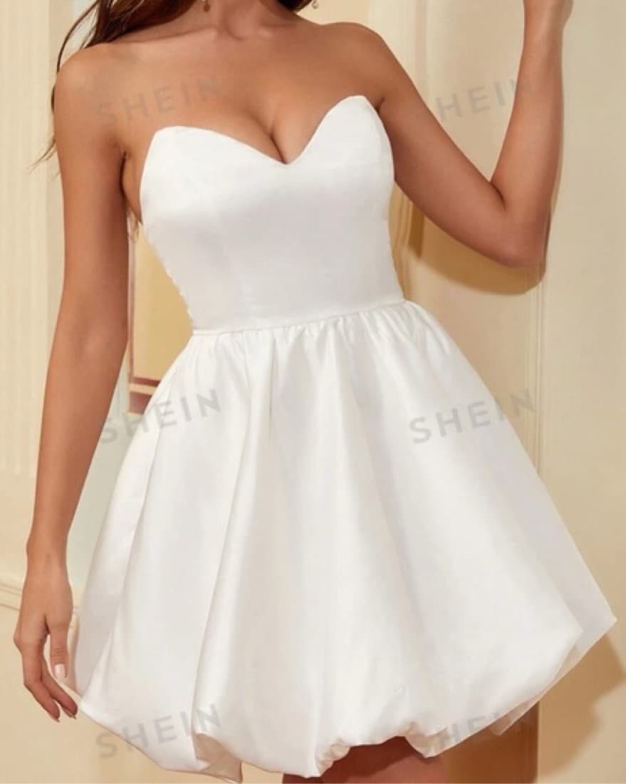 White Formal Dress - Image 1