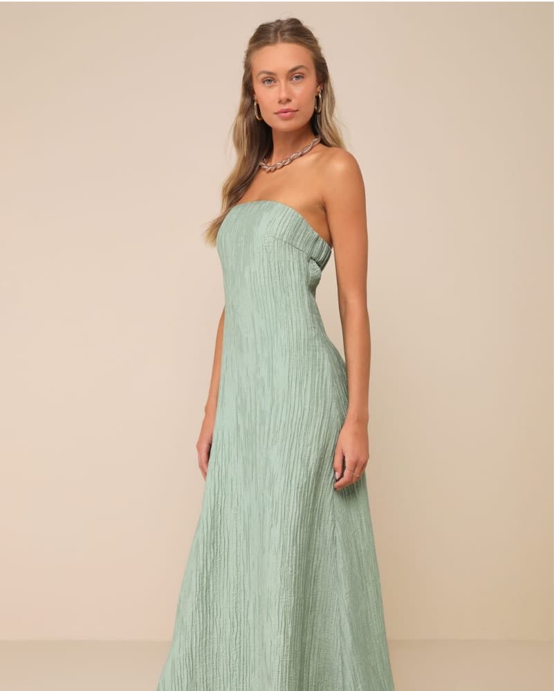 Radiant Season Plisse Cutout Maxi Dress - Image 6