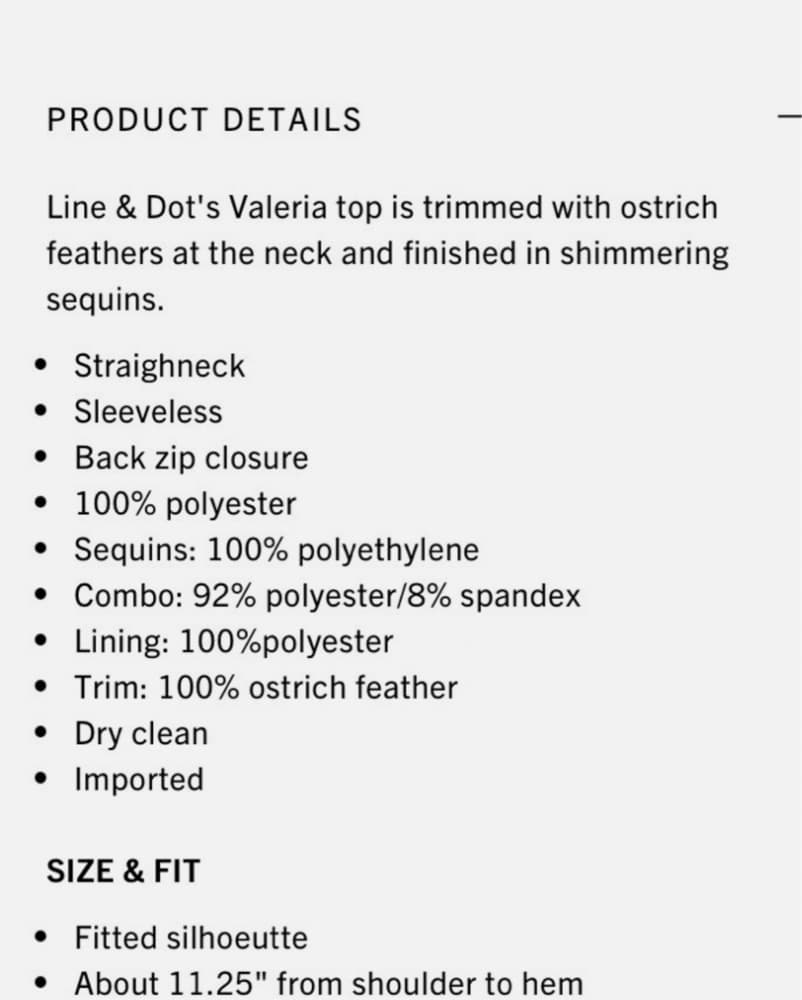 Line & Dot Sequin Feather Strapless Top - Image 4