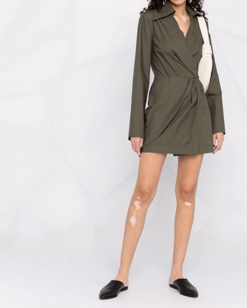 Mini Nanushka Wrap dress - Image 1