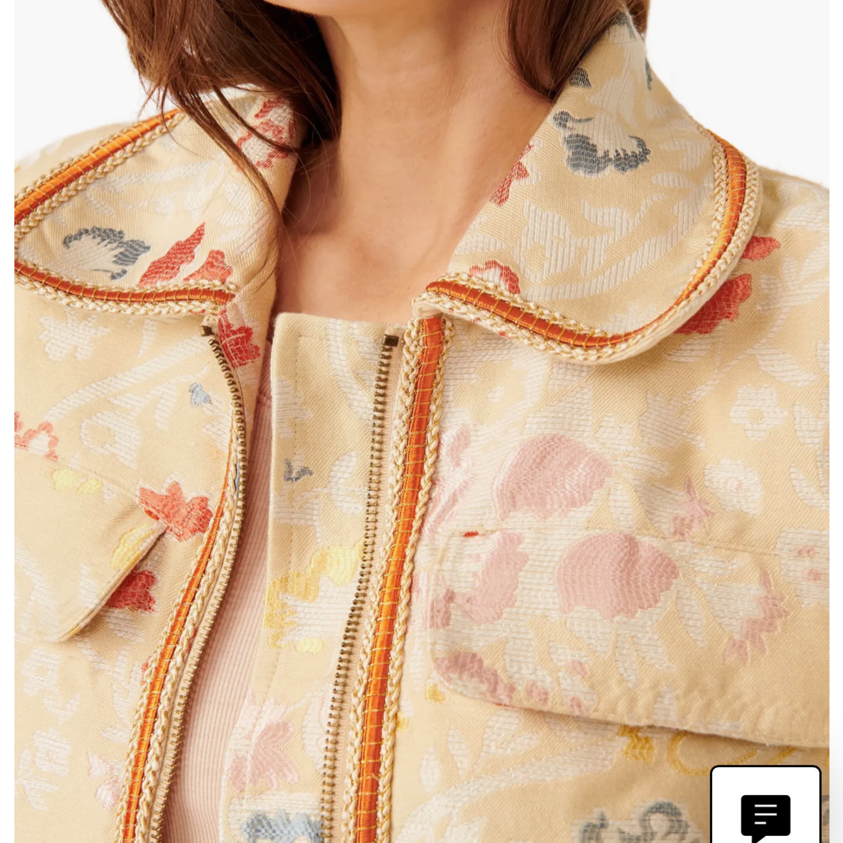 Free People Margot Floral Jacket - Image 4
