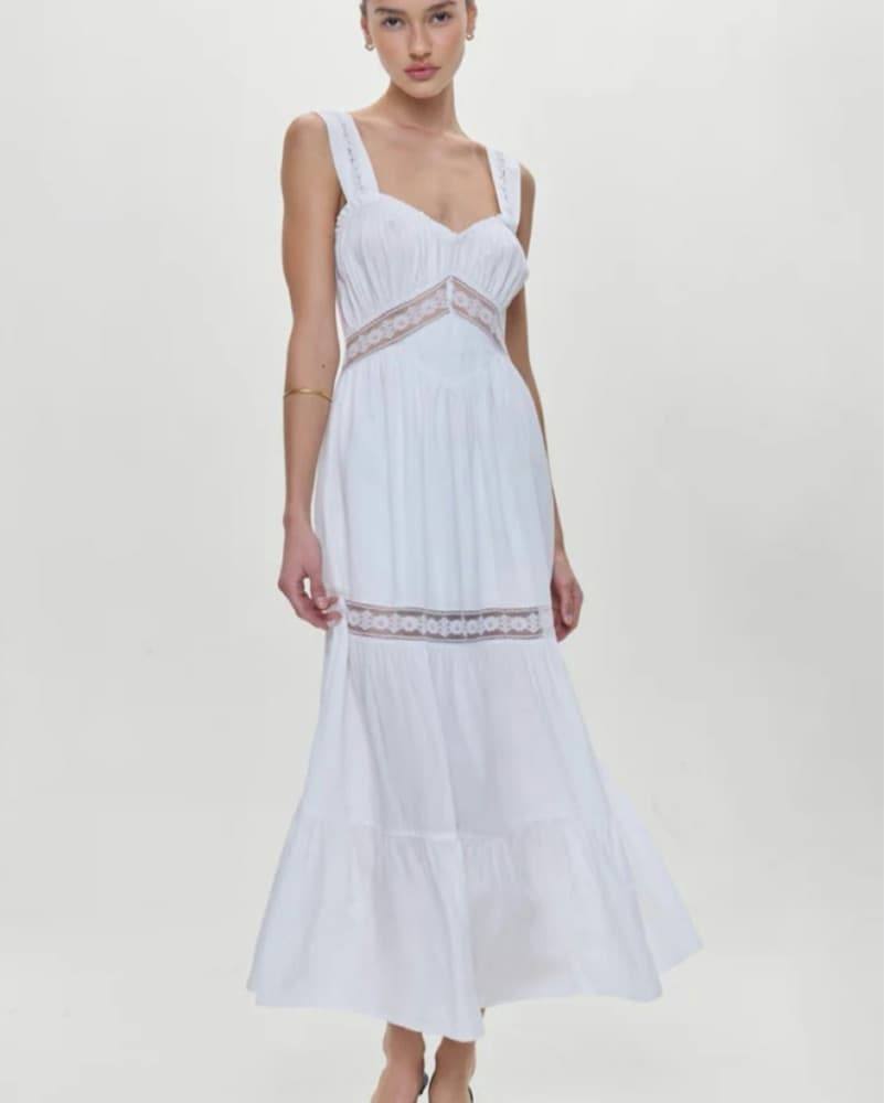Frankie’s Bikinis Eden Ruffle Maxi Dress - Image 1