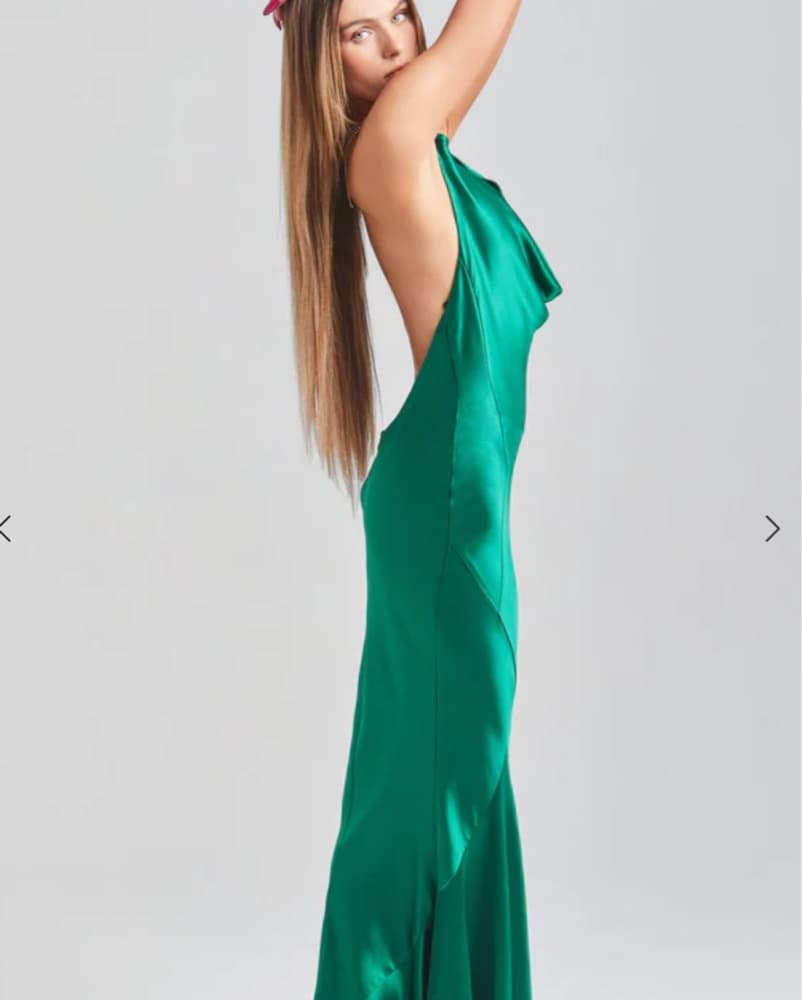 Retrofete Eve Dress In Green - Image 3