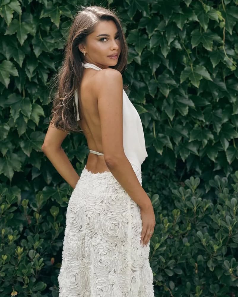 Adriana Arcina Ori White Dress - Image 3
