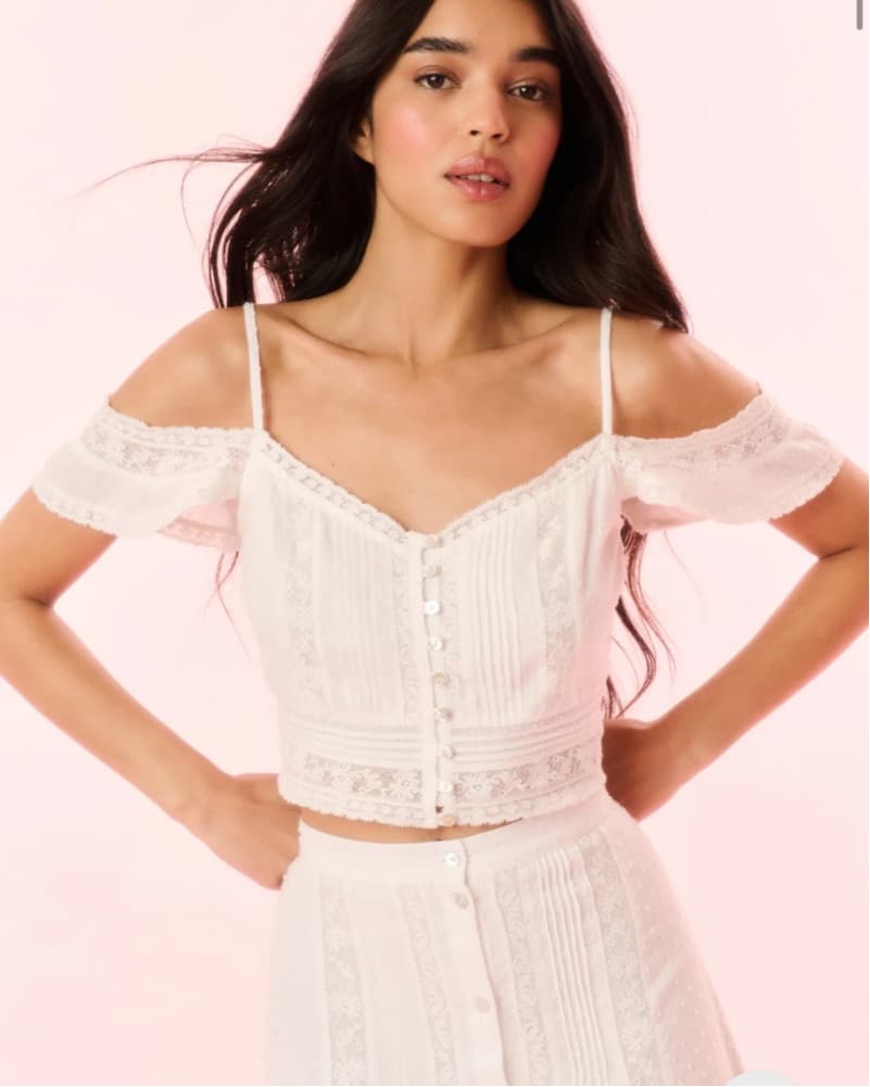 White Lace Midi Set  - Image 3