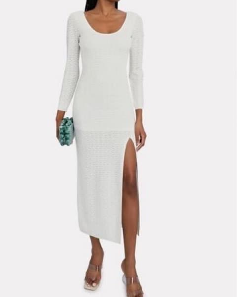 Elegant White Maxi Dress - Image 1