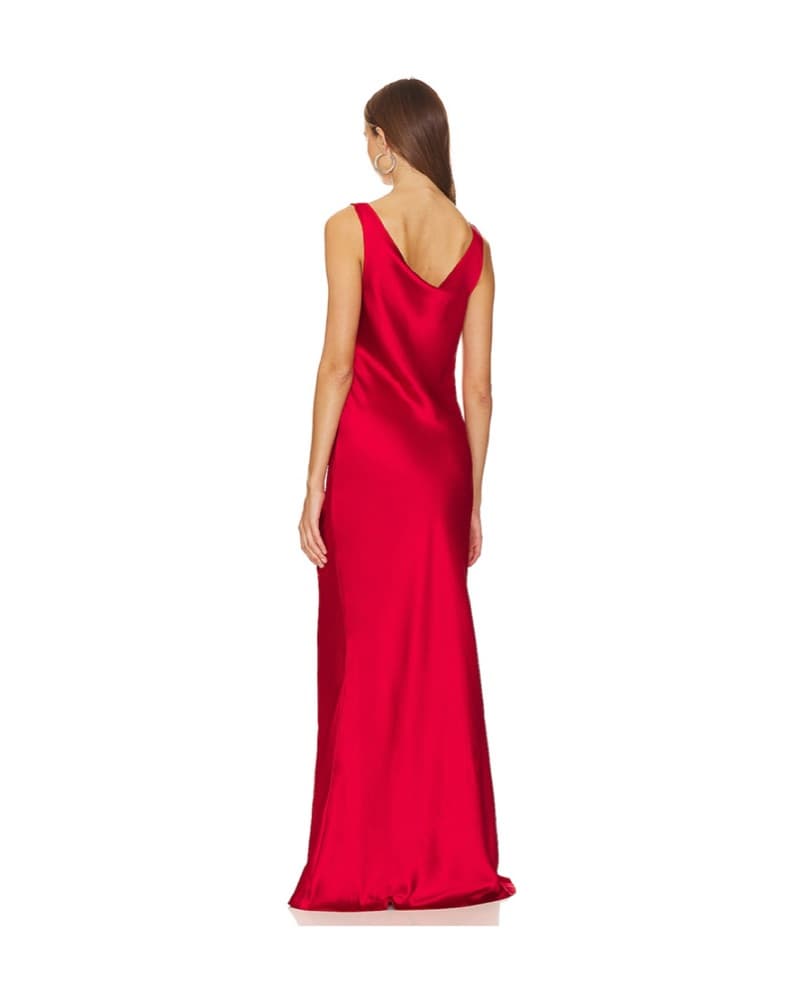 Norma Kamali Drape Neck Gown - Image 2