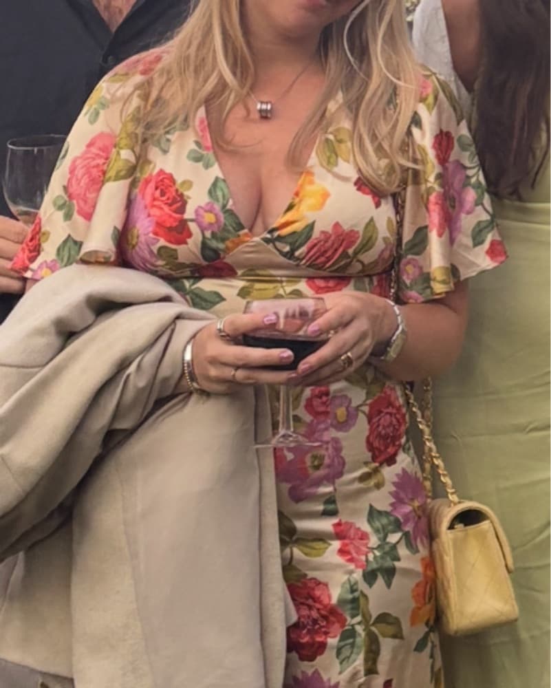Vibrant Floral Maxi Dress - Image 1