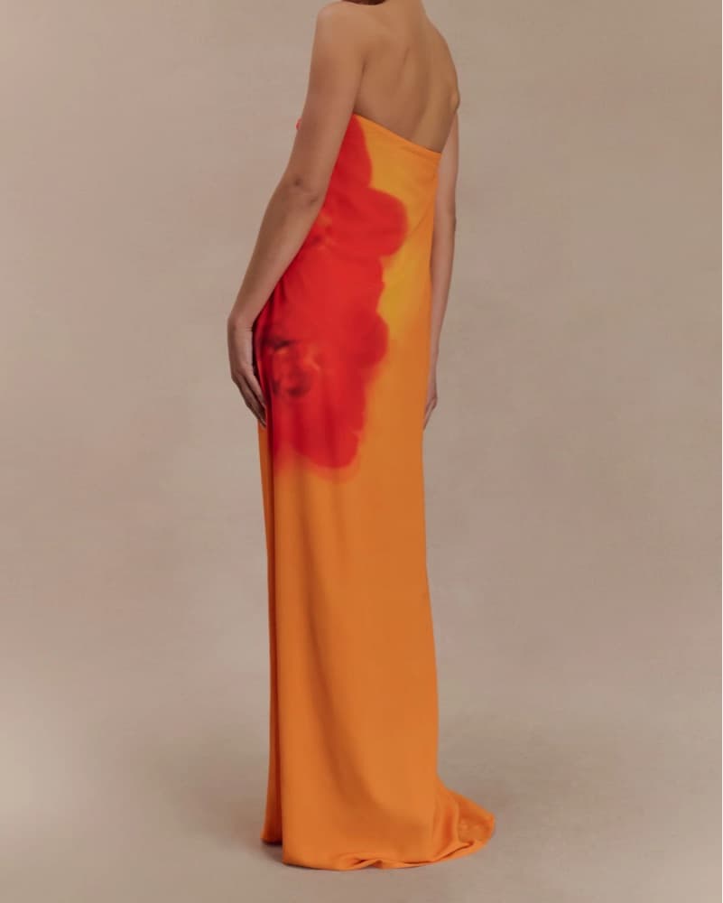 Meshki Amaya Orchid Maxi Strapless Dress - Image 2
