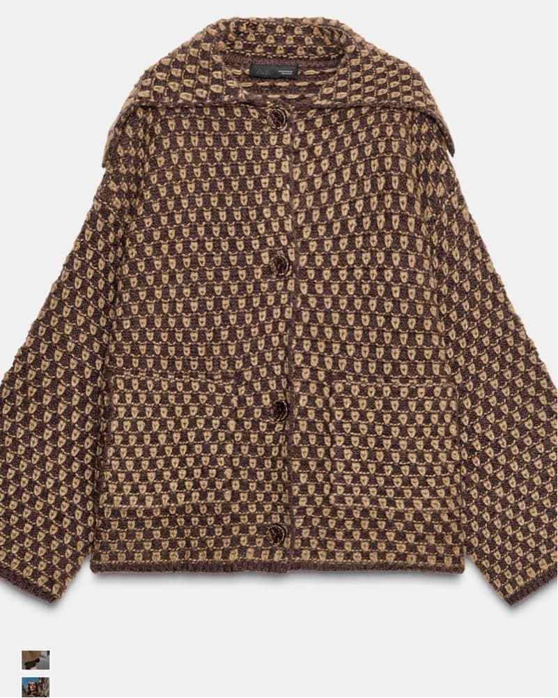 Cozy Knit Textured Sweater Jacket - Image 6
