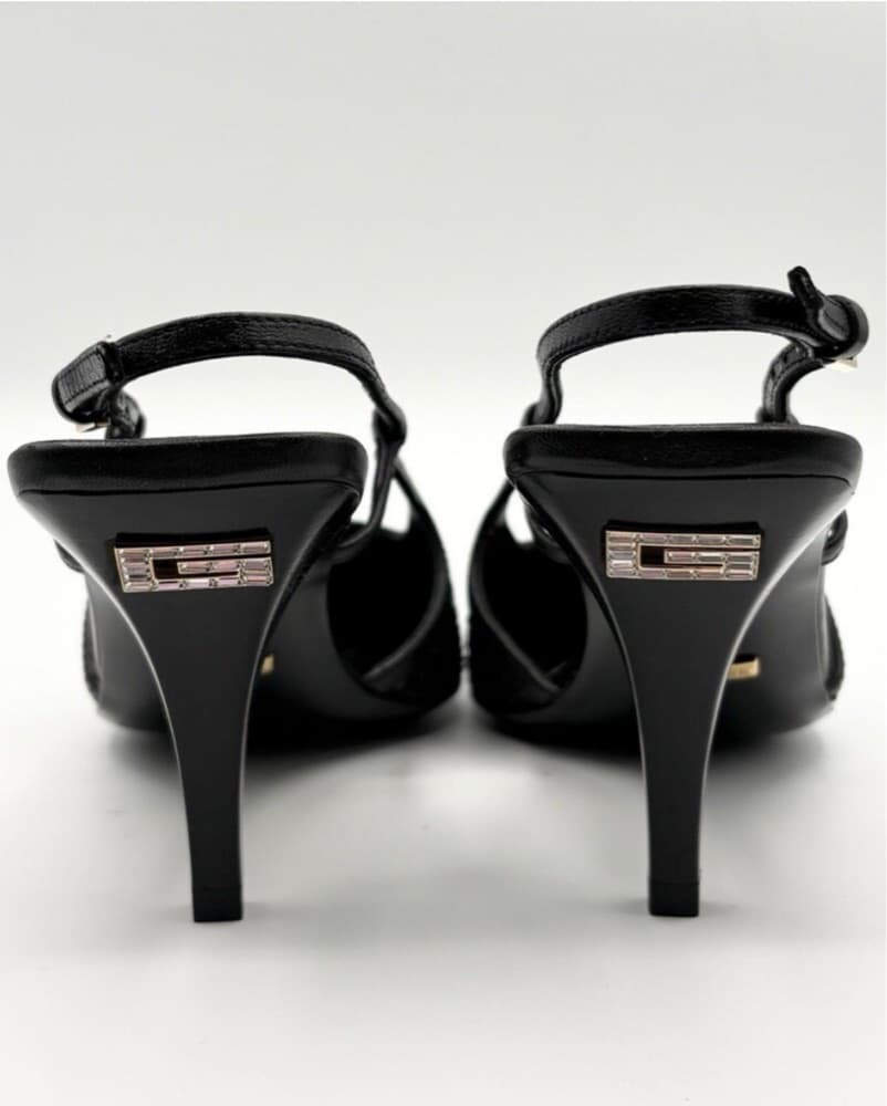 Gucci GG Crystal Slingback Heel - Image 4