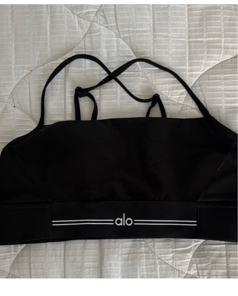 Alo Black Sports Bra - Image 1