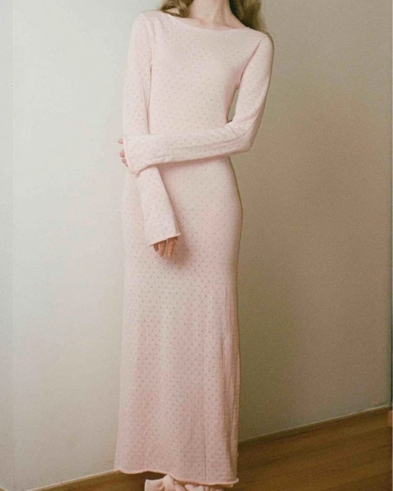 Pink Maxi Dress - Image 1