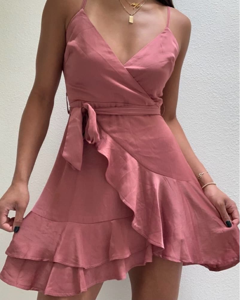 Princess Polly Dusty Pink Dress - Image 1