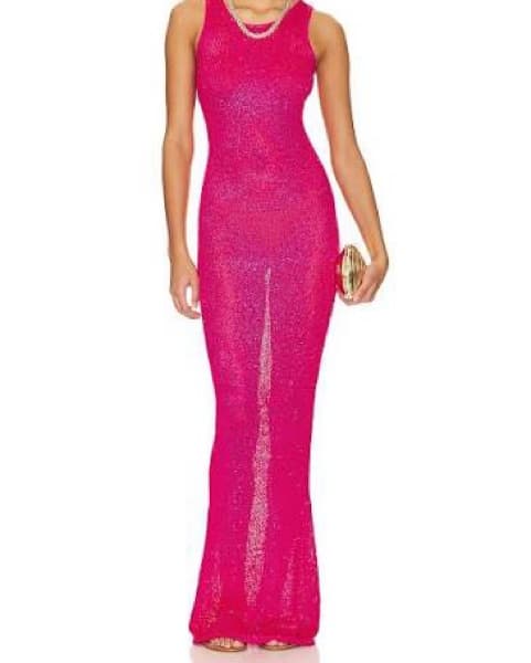 Asta Resort Natalia Dress in Fuschia - Image 2
