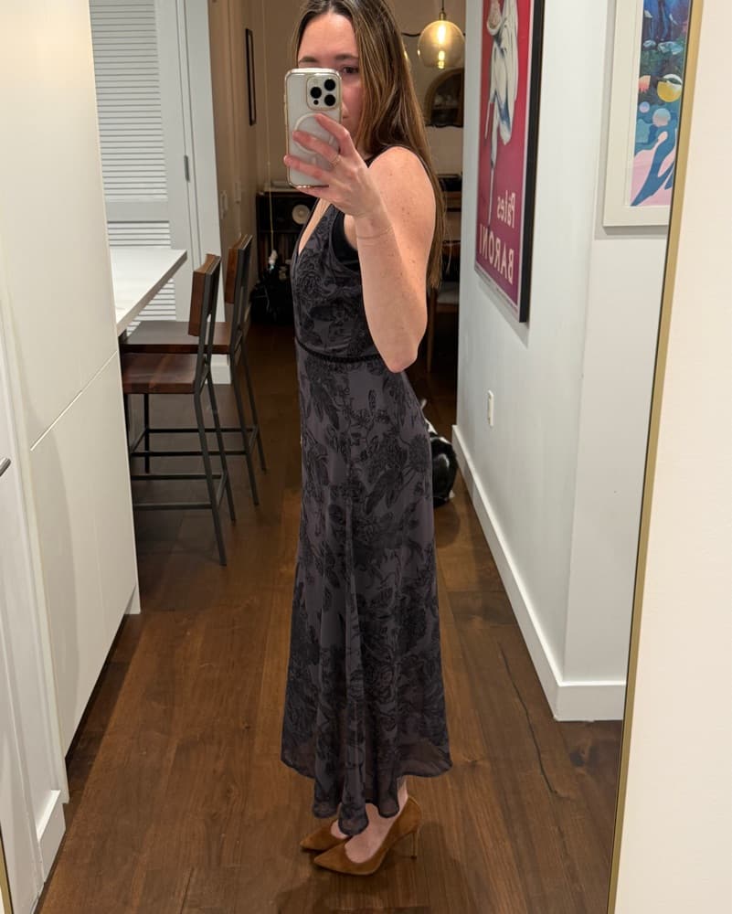 Elegant Floral Maxi Dress - Image 3