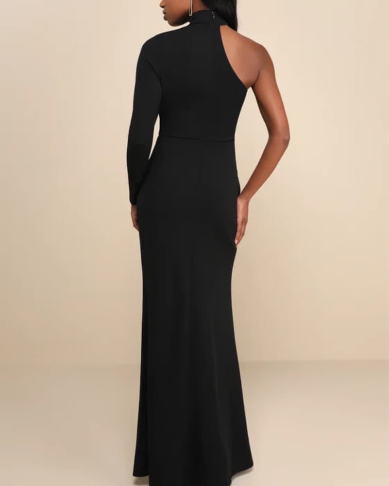 Lulus Keep It Interesting Black Dress - Image 2