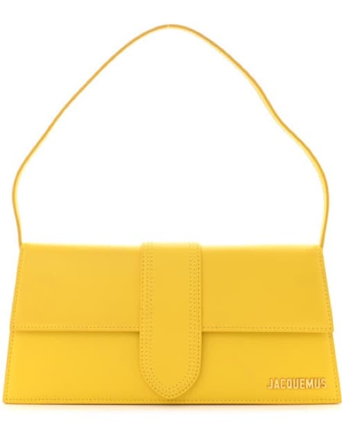 Jacquemus Yellow Le Bambino Long Bag - Image 2