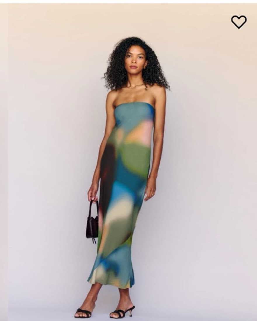 Reformation Joana Dress- Blur  - Image 1