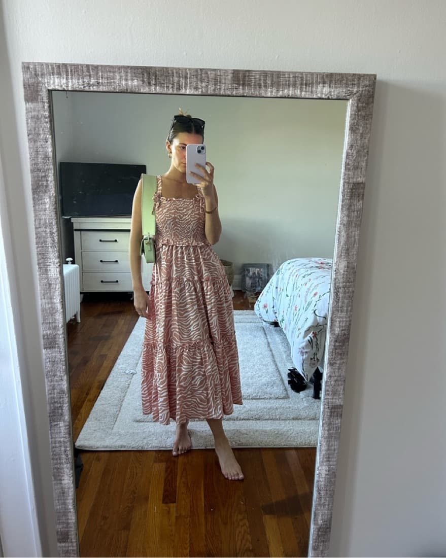Printed Long Dress - Image 1