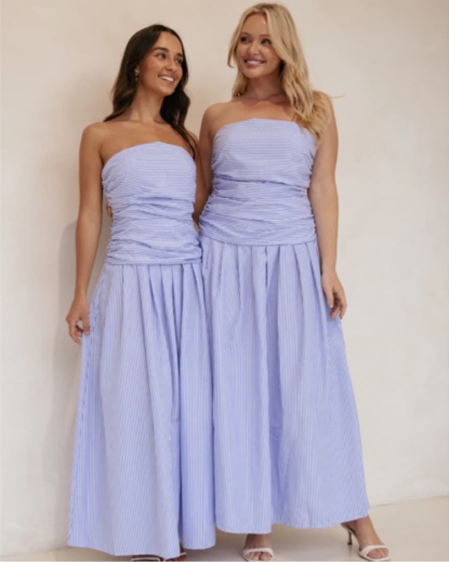 Avalee Strapless Maxi Dress  - Image 3