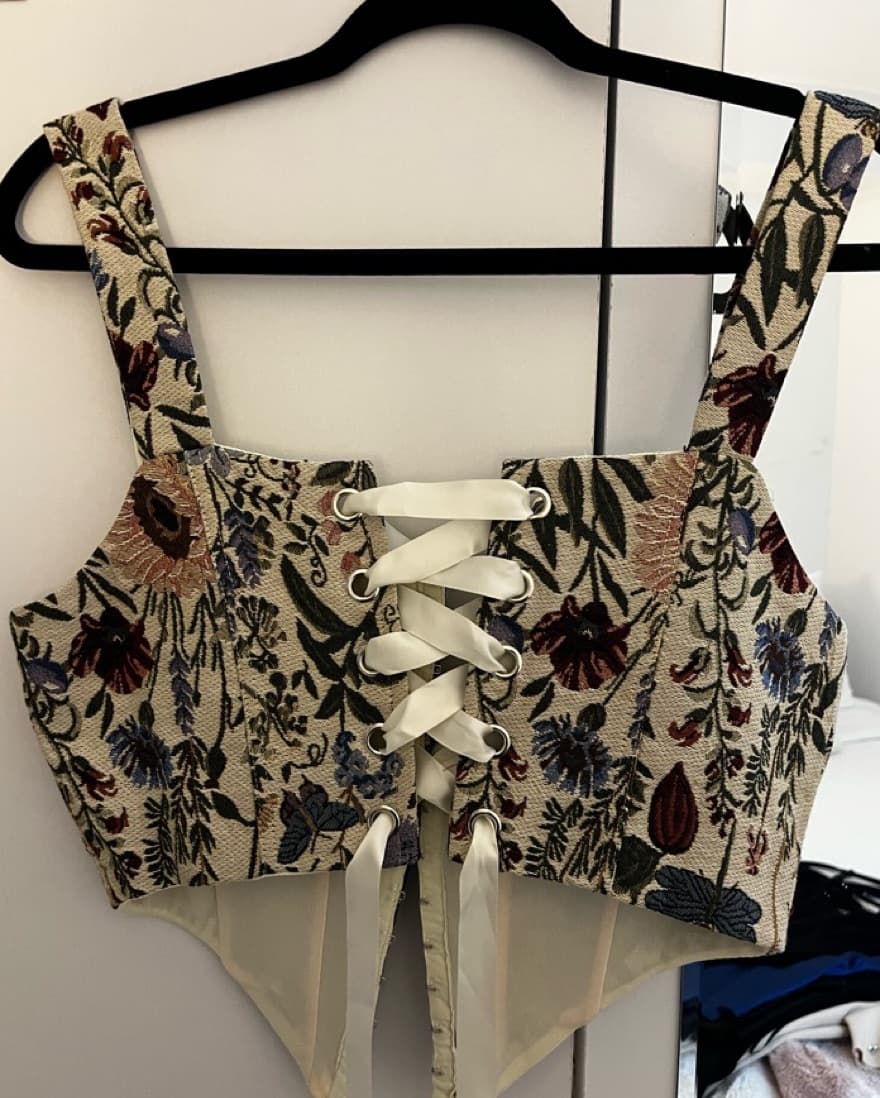 Floral Tapestry Corset - Image 1