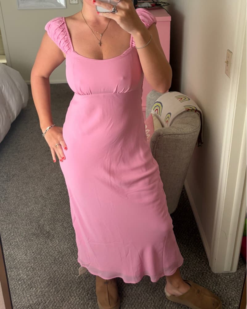Pink Abercrombie Dress  - Image 4