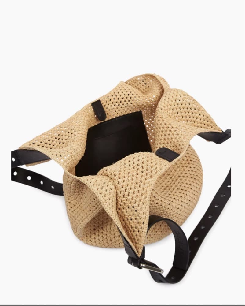 Loewe Paula's Ibiza Raffia Hobo Bag - Image 4