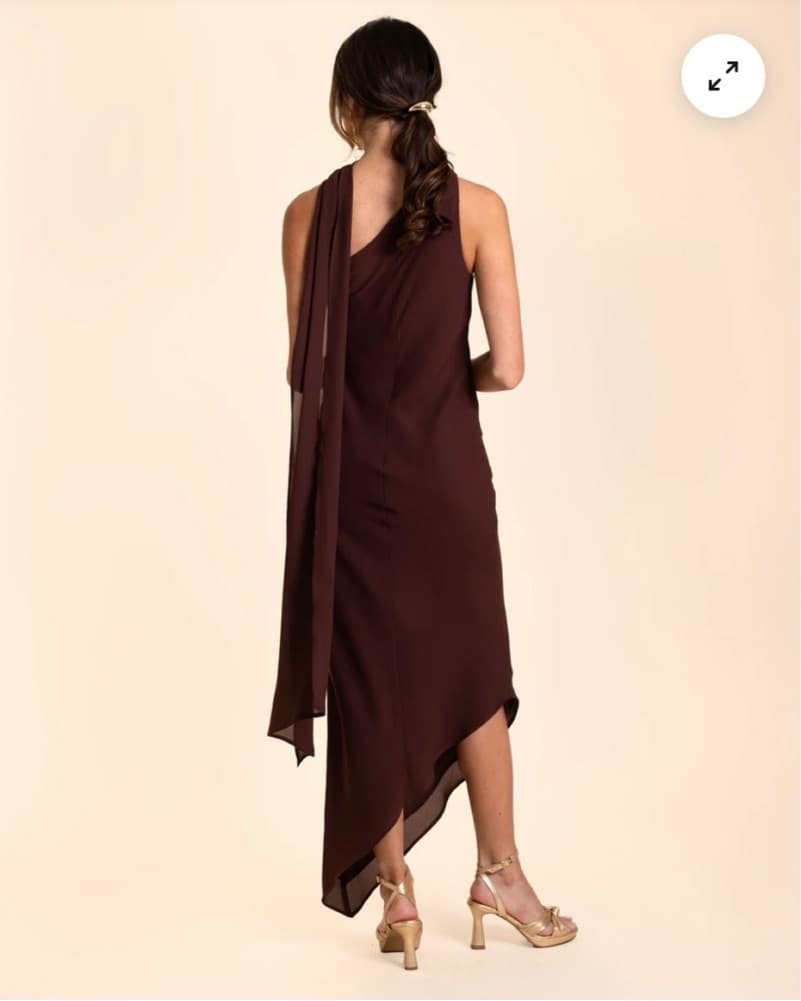 Alhambra Brown Dress Maxi - Image 6