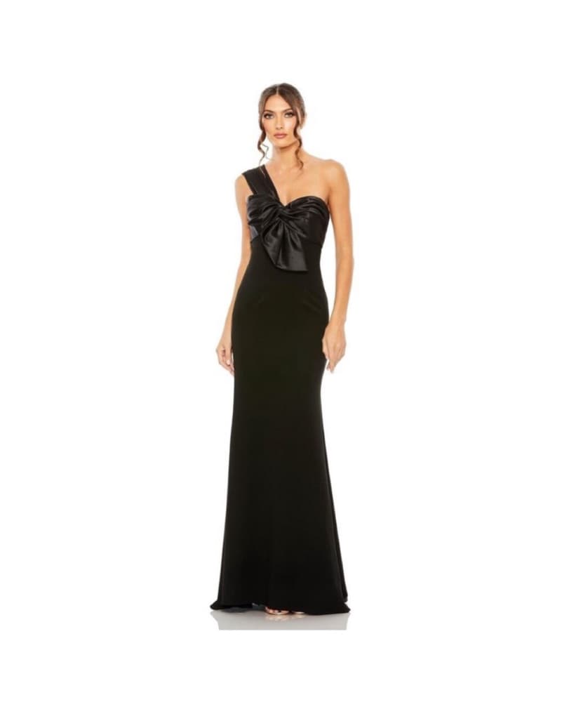 Mac Duggal 49547 One Shoulder Draped Tru - Image 1