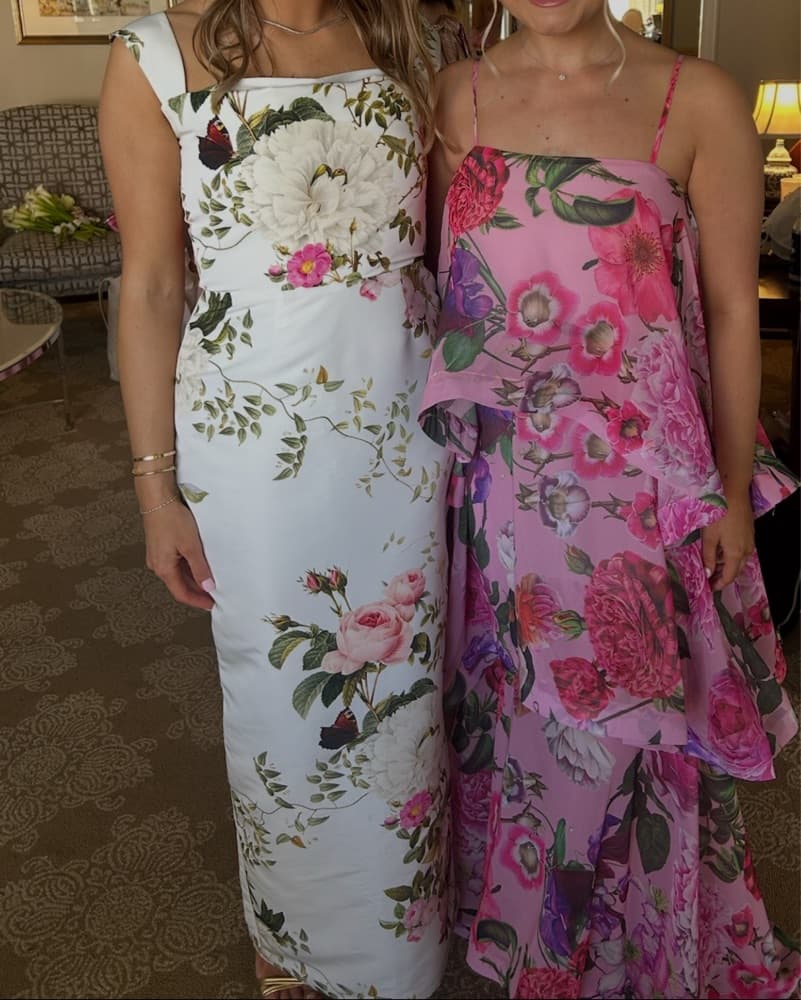 Damaris Bailey White Long Dress - Image 3