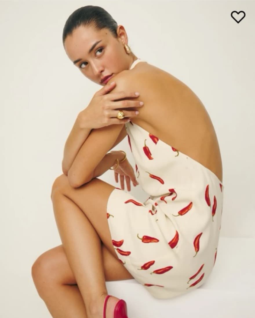 Reformation Avielle Jalapeño Dress - Image 5