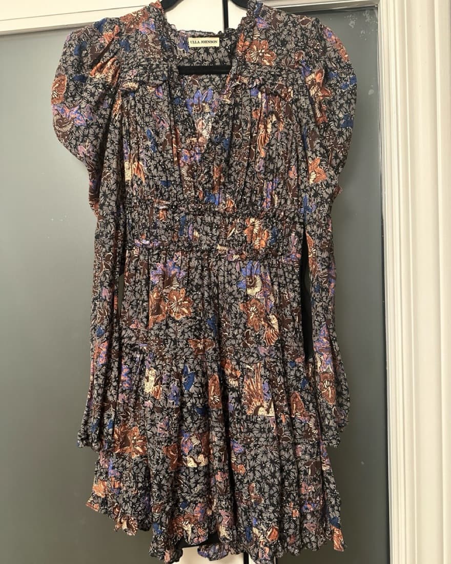 Ulla Johnson Long Sleeve Mini Dress - Image 3
