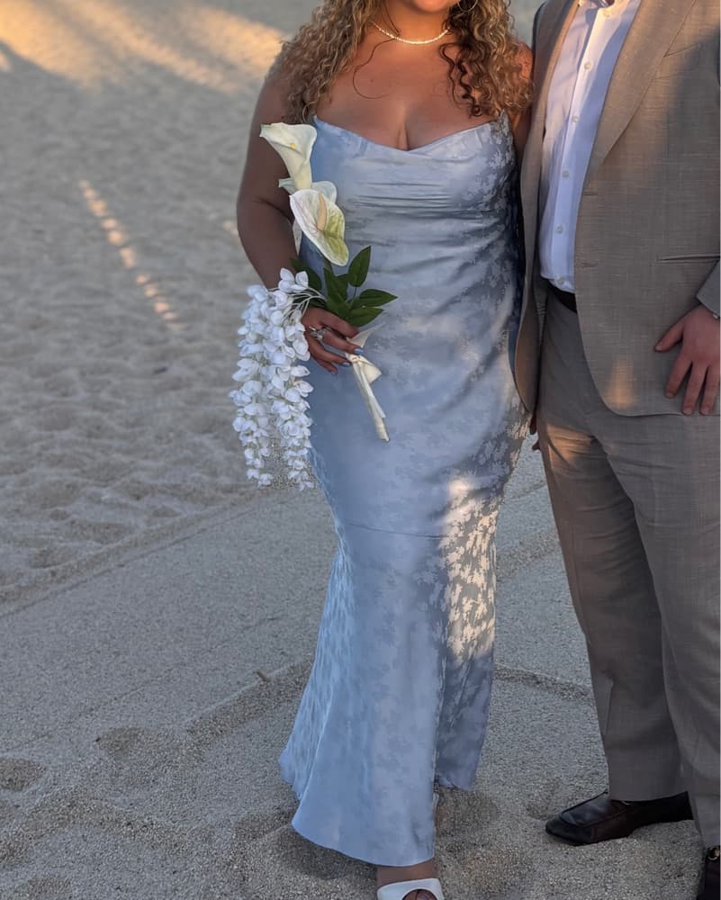 Blue Beidesmaid Dress - Image 2