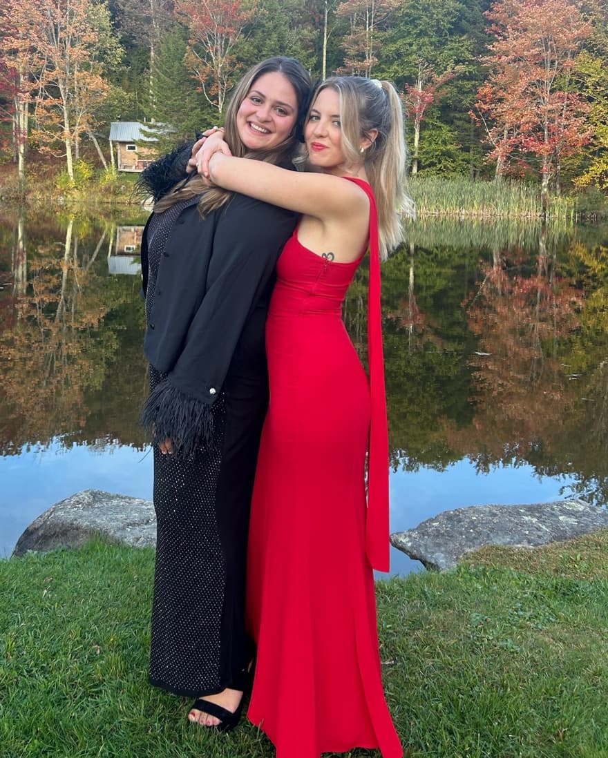 Red Formal Reformation Dress - Image 3
